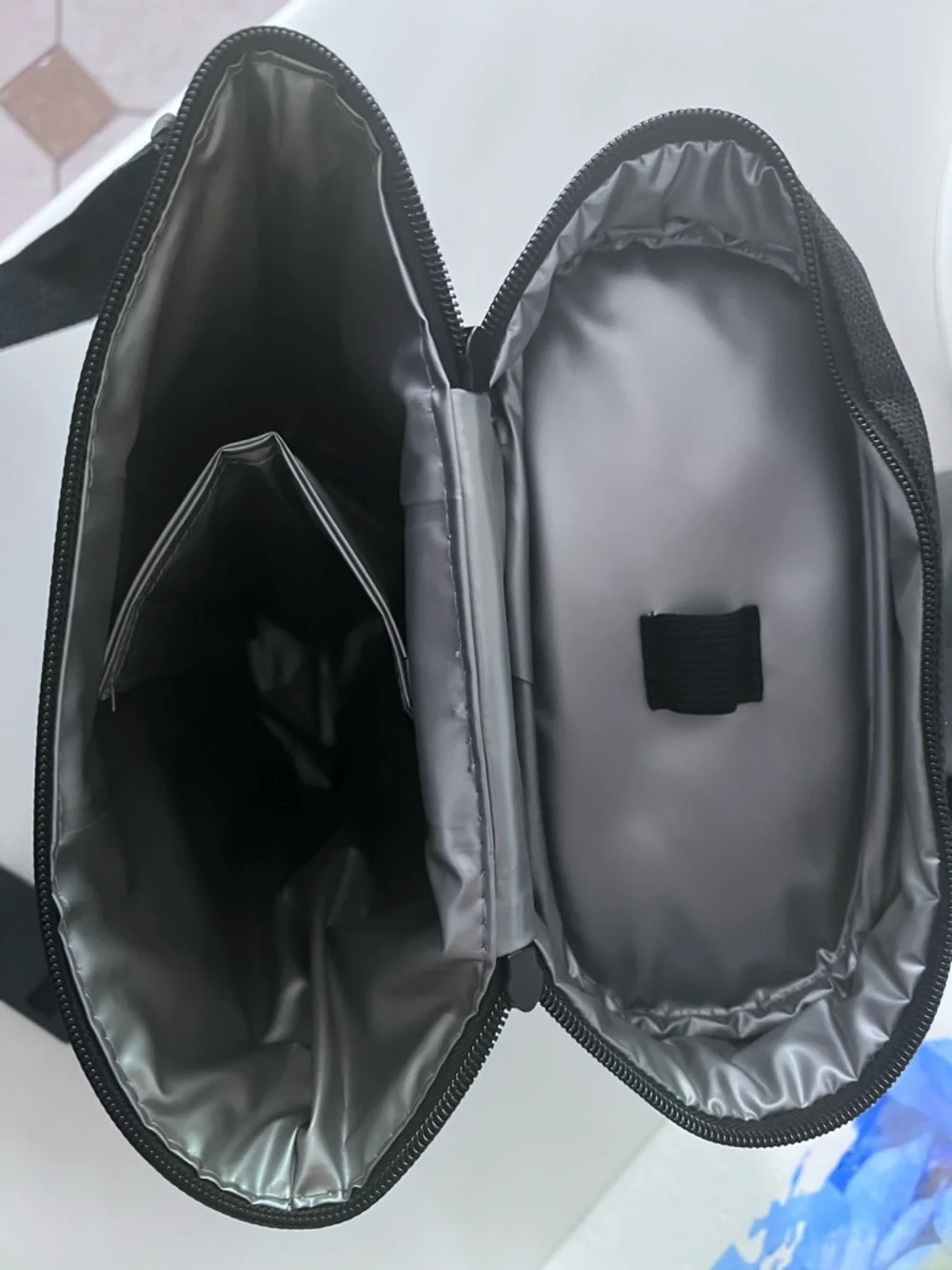 Swiss + Military Black 2-Bottle Insulated Wine Tote NWT